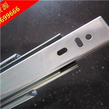 揭阳厂家批发三节钢珠滑道滑轨价格优惠三节滚珠抽屉导轨