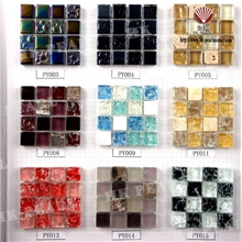 厂家批发规格齐全耐磨水晶混贴马赛克高档创意水晶马赛克