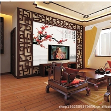 厂家供应梅花赋3D电视瓷砖背景墙客厅地砖耐磨地砖凯沙恩迪