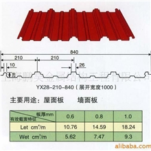 厂家直销840型彩钢瓦规格齐全价格合理