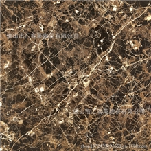 佛山厂家直销辊筒全抛釉砖80034.8深啡网黑大理石