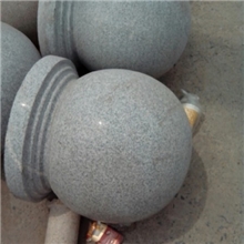 厂家直销，可定做加工，大理石石球球形路障车止石