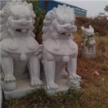 供应石狮子纯天然大理石手工雕刻各式各样的动物石雕