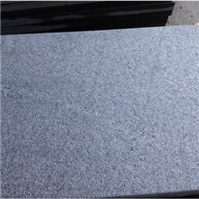 矿山直供石材厂家火烧面芝麻黑G654成品石材批发青石