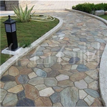 板岩，文化石，机切乱形，黄木纹网贴，铺地石，环保石材