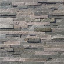 P014青灰色文化石板岩装修材料天然板岩石材