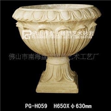 【商家直销】H059古罗马花盆砂岩雕塑砂岩雕塑砂岩花盆
