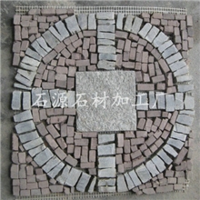 专业设计高档砂岩网贴拼图马赛克专用