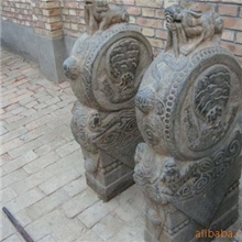 供应仿古石雕门墩抱鼓石门档