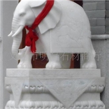 供应汉白玉石雕大象(图)