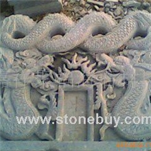 厂家直销低价供应天青石(石灰岩)中式墓碑