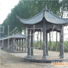 供应石凉亭，石亭，杏花石雕石材，精益求精巧夺天工