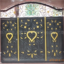 铁艺门，铁艺大门，铁艺平移门，电动门，别墅门，防盗门，小区门