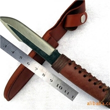 皮柄红孩儿手工刀阳江刀具