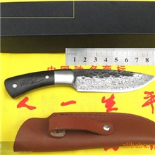 花纹钢项作手工刀阳江刀具