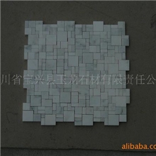 厂家直销东方白凡尔赛砖块马赛克(出口品)