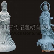 厂家供应定做雕刻汉白玉精致传神的观音菩萨石雕