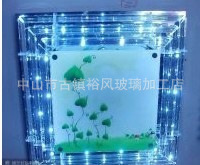 供应现代各种灯饰厂玻璃配件。钢化平板。平板玻璃。烤弯1玻璃。