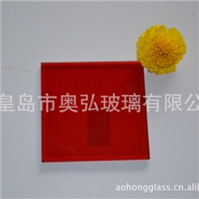 长期供应彩色pvb夹层/夹胶玻璃6.388.3810.7612.76mm中国红