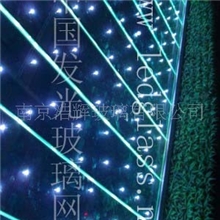 供应LED建筑玻璃发光幕墙玻璃RGB发光玻璃