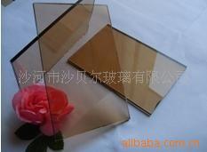 沙河茶玻茶色浮法原片玻璃茶镀膜玻璃
