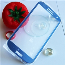 原装三星I9300N7100蓝色锖色拉丝膜盖板防指纹防水