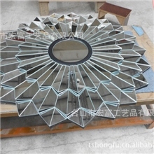 挂镜威尼斯刻花j镜宏富镜面家具QQ729201617奢华镜面家具