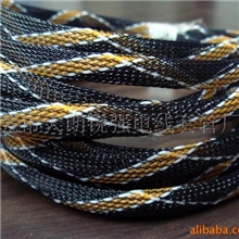 专业供应pet花样编织网管弹性编织网管