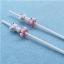 大量现货供应散装双童KT猫塑料卡通吸管71037