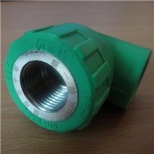 厂家批发PPR内丝弯头L20*1/2管件接头90度PPR配件诚邀加盟