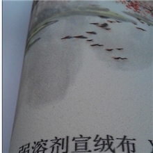 弱溶剂宣绒无缝壁布/无缝壁画材料/广州杰美