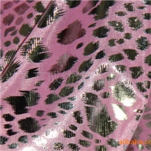 全涤针织面料烫金烫银彩金多色烫金涤纶针织布有光针织布