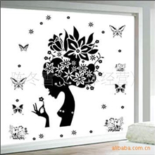 【阿里爆款】DIY家居装饰组合贴床头背景贴花仙子图案（2175）