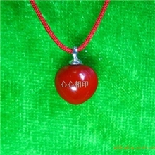 相思红豆项链红绳项链小本创业项目地摊货源