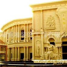 厂家供应GRC幕墙板GRC罗马柱GRC构件GRC窗套工程大型工程