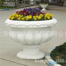 厂家供应grc花钵景观花盆砂岩花盆玻璃钢花盆（可定制）