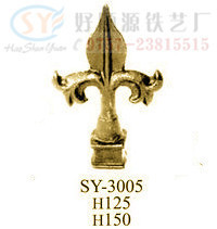 供应铸花件，铸铁枪头，铁花，铁艺，锻打枪头