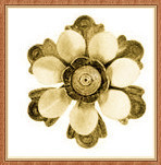 厂家供应，铁艺冲压配件，欧式豪华精美门窗家具装饰铁艺玫瑰花