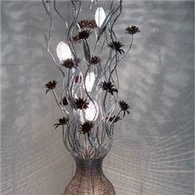 铝线客厅灯花瓶铝丝灯时尚简约落地灯现代装饰摆饰艺术灯