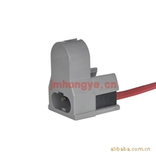 T5日光灯支架塑料配件2针分体式T4/T5通用支架头