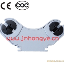 T5荧光灯塑料灯头配件T5日光灯双支支架头