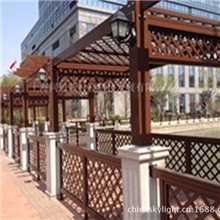 欧式廊架|别墅仿木廊架|铝合金廊架
