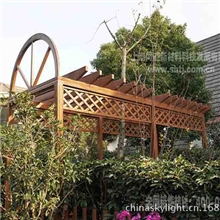 庭院花架|花架效果图|阳台花架