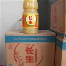 批发团购食用油【长生】压榨一级特香花生油1.8L
