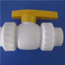 厂家供应pvc双活接双由令各种规格标准球阀（全新款式）