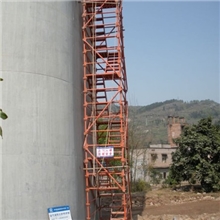 桥墩桥梁施工第一品牌宏优安全爬梯Z字梯施工人行通道步梯