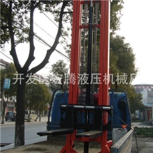 商家推荐高强度1T起重量手压式液压叉车半电动配重叉车