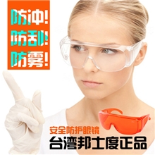 供应台湾【邦士度】访客镜防护眼镜BA3023（内可戴近视镜）防雾