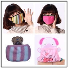 【伙拼组货款】红蓝格批发韩版时尚口罩批发秋冬新款儿童成人口罩