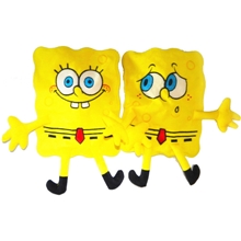 卡通立体海绵宝宝充电防爆热水袋慈溪暖手宝厂家批发特价